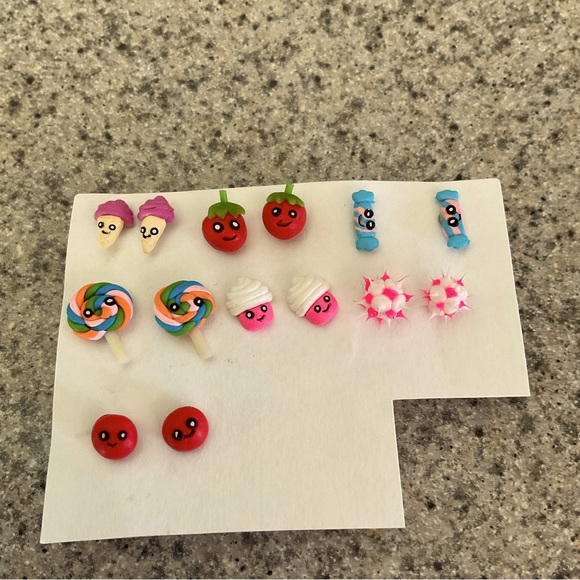 Other - 7 Pair of Little Girl’s Post Earrings
